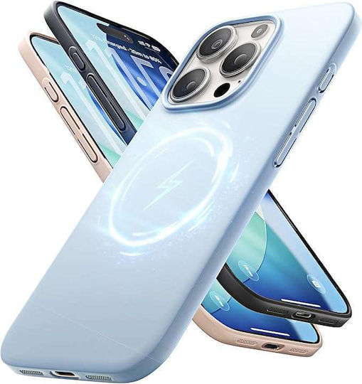 Husă Tip Carcasă iPhone 16 Pro Max Spate Magsafe Magnetic Albastră