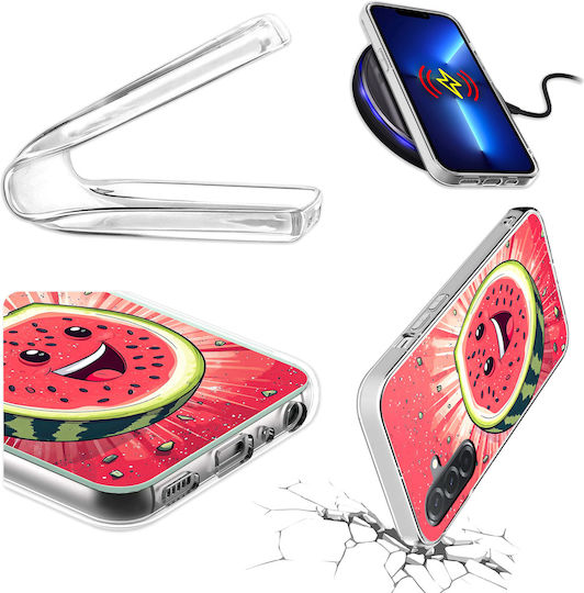 Samsung Galaxy A36 A56 Foto Handyhülle Rückseite Wassermelone Glas 9h