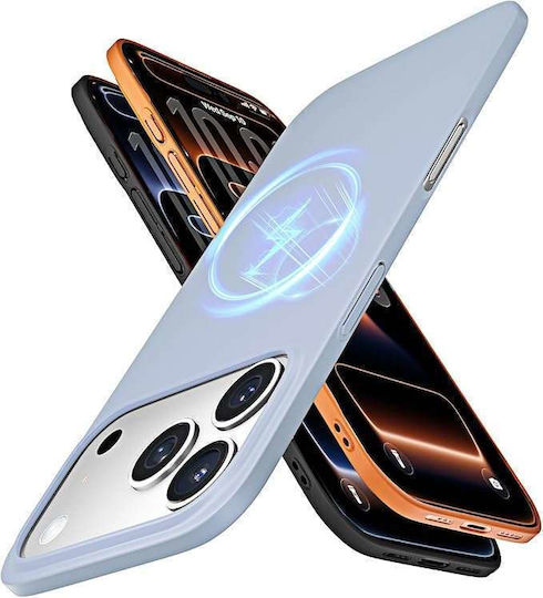 Husă De Protecție Back Cover Pentru Iphone 17 Pro Compatibil Cu Magsafe Silicon Albastru