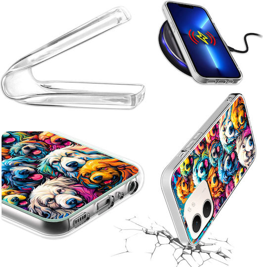 Case Oppo A5x Photo Cover Back Dog + 9h Glass