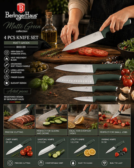 Berlinger Haus Stainless Steel Knife Set