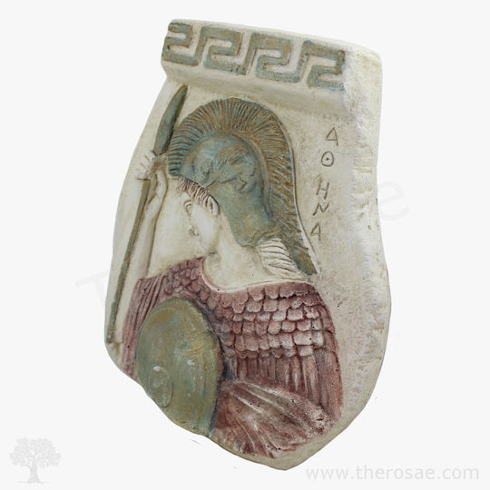 Athena Reprezentare Ceramică De Perete 18.5x21.5 Cm