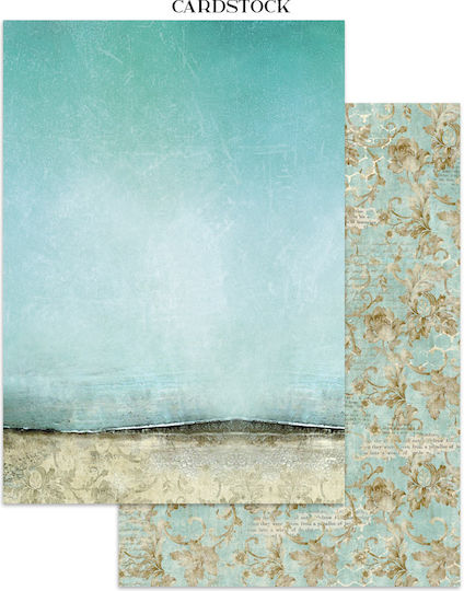 Junk Journal Αυτοκόλλητα Cut-outs Backgrounds Wonderland