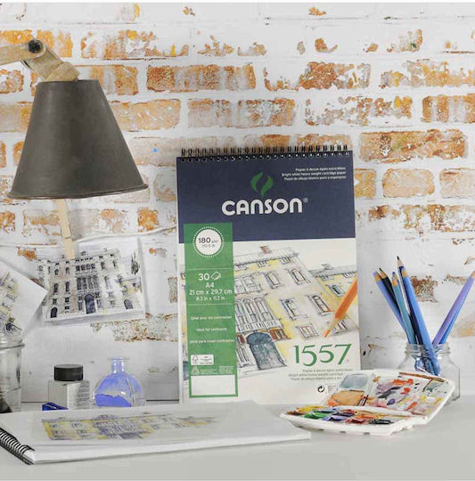 Μπλοκ Σχεδίου Canson 1557 Dessin 180gr A4 21 X 29.7cm