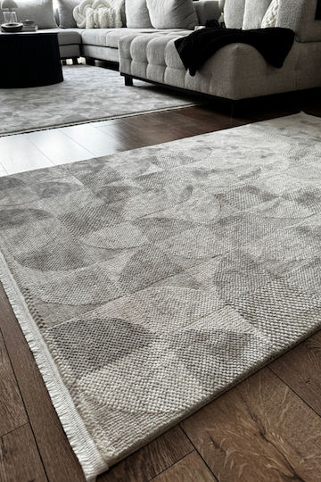 SteweHome Χαλί Ορθογώνιο Γκρι 100x300cm
