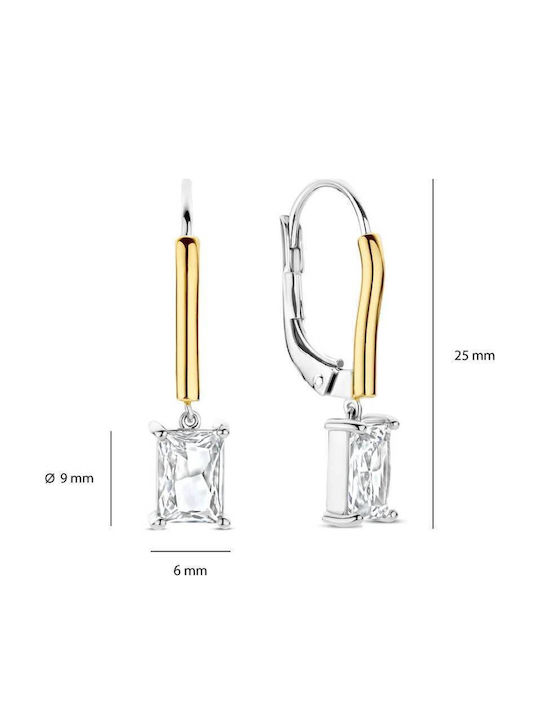 Ti Sento Silver Earrings