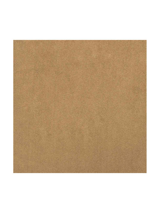 Three-Seater Velvet Brown Couch 220x77x82cm