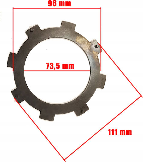 Clutch Discs Clutch Plates Quad Atv Automatic 110 125 Bashan Shineray Loncin Kxd