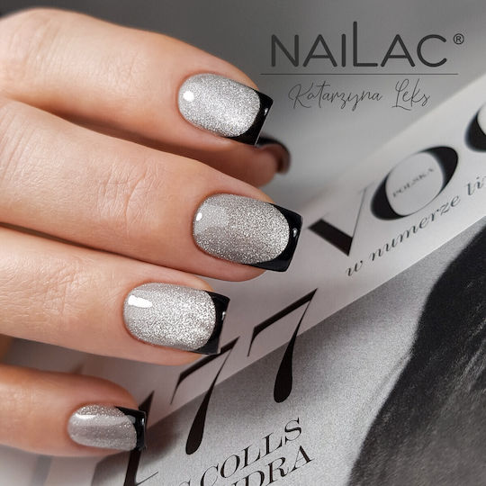 NaiLac Gel Nail Polish #409CE With Glitter Cat Eye 7ml