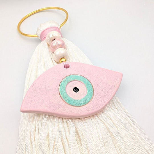 Grekas Home Handmade Hanging New Year's Lucky Charm White Ceramic Burner