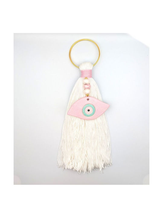 Grekas Home Handmade Hanging New Year's Lucky Charm White Ceramic Burner