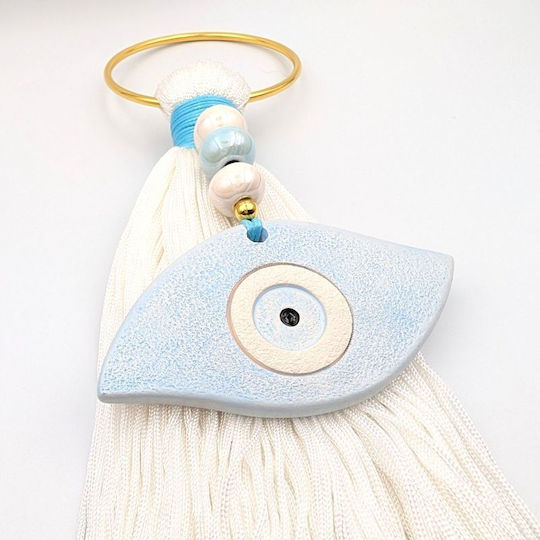 Grekas Home Handmade Hanging New Year's Lucky Charm White Ceramic Burner