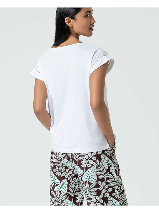 Bluza Damă Tricou Off White