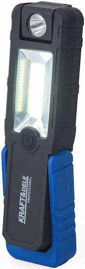 Kraft & Dele Battery LED Workshop Flashlight With Brightness Up To 250 Lumen