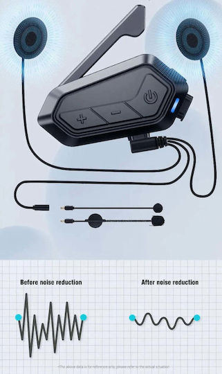 Whale Mesh Intercom Pro Einzelne Gegensprechanlage Für Motorradhelm Mit Bluetooth