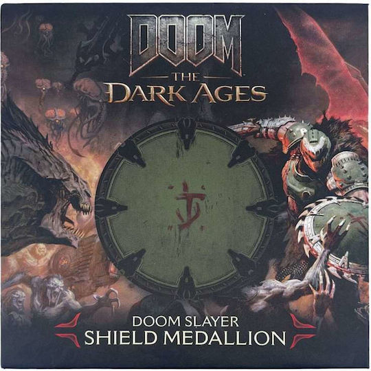 FaNaTtik Doom: The Dark Ages - Μενταγιόν Saw Shield Φιγούρα