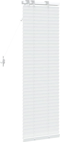 vidaXL Jalousie & Rollläden Holz Jalousie in Weiß Farbe P50xH130cm