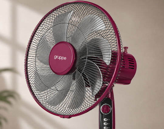 Gruppe FS-40-827 Pedestal Fan 45W Fan Diameter 40cm Purple
