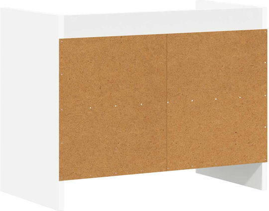 Έπιπλο Τηλεόρασης Λευκό Μ60xΠ33xΥ47cm