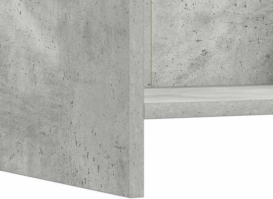 vidaXL TV-Ständer Grau Beton M60xT33xH47cm