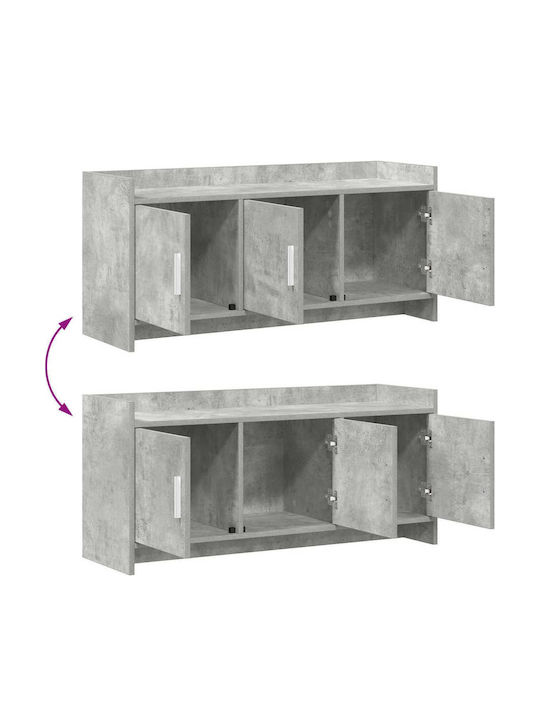 Stand TV Gri Beton 102x33x47cm