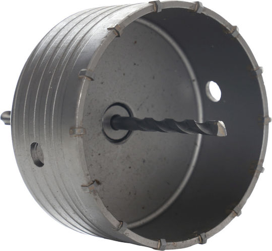 Kraft & Dele Set Hole Saws SDS Carbide Dry Cutting with Diameter 100mm for Concrete Brick and Tile