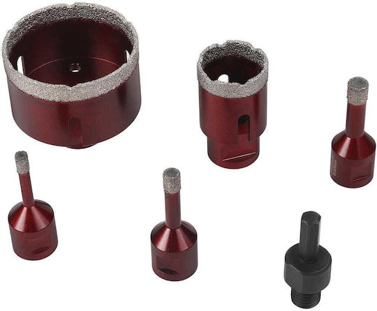 Kraft & Dele Set Hole Saws Dry Cutting with Diameter from 6mm to 68mm