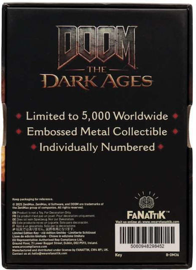 FaNaTtik Doom: The Dark Ages - Secret Key Limited Edition Ρέπλικα