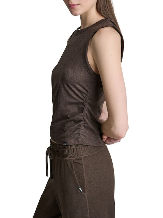 DKNY Damenbluse Braun