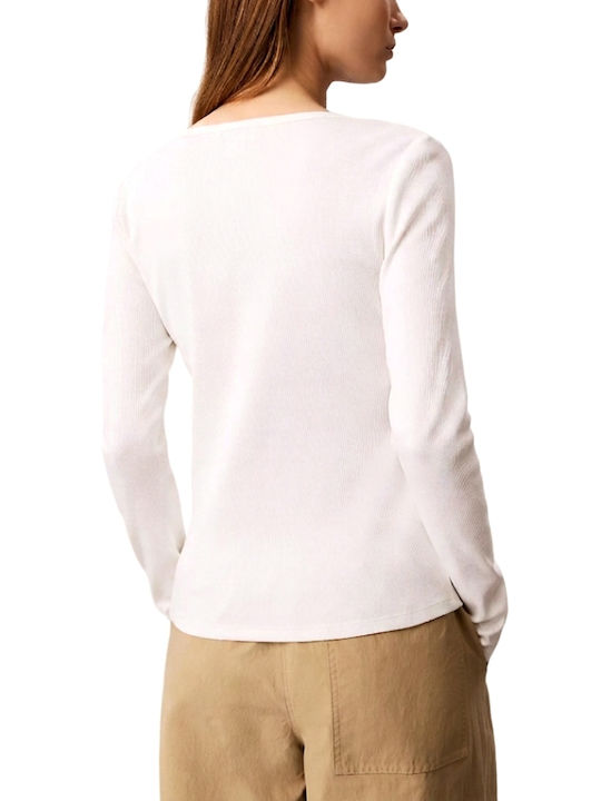 Calvin Klein Bluză Albă Calvin Klein Bluză Albă