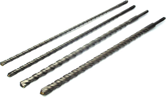 Falon-Tech Σετ 11 Τρυπάνια Καρβιδίου με SDS Plus Στέλεχος για Δομικά Υλικά