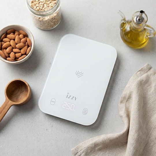 Izzy IZ-7012 Digital Kitchen Scale up to 10kg White