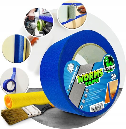 Worms Tape Blue Painter's Tape 30mm X 50m