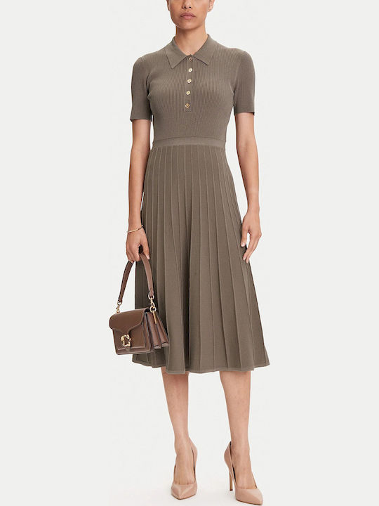 Midi Рокля Chestnut