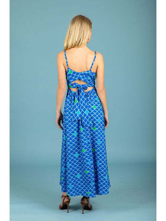 Summer Maxi Dress Blue