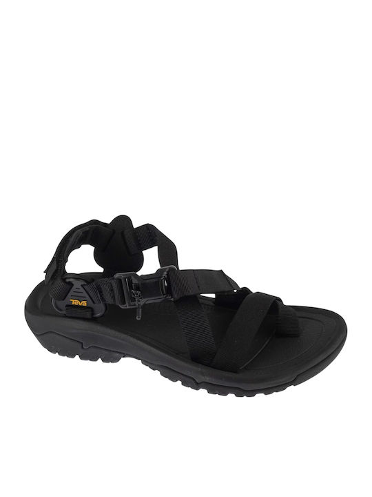 Women's Flat Sandals Sporty in Black Color