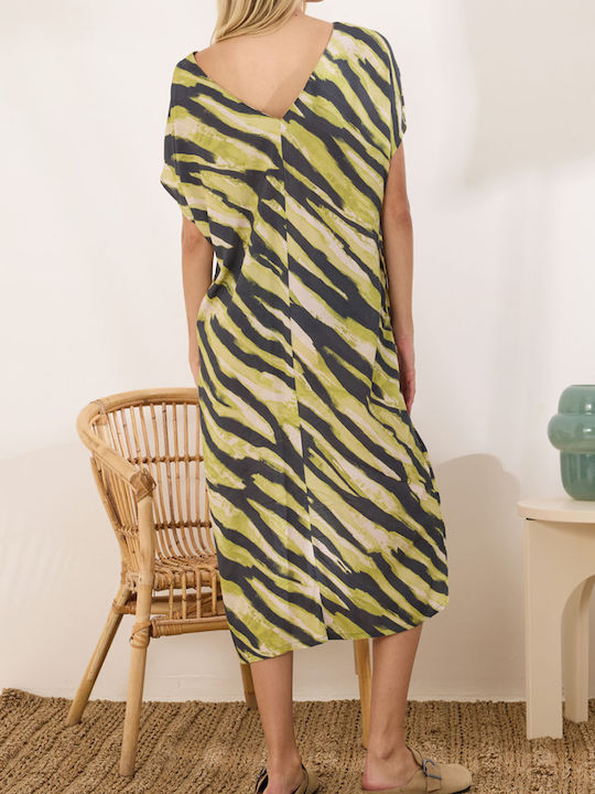 Summer Midi Dress Lime
