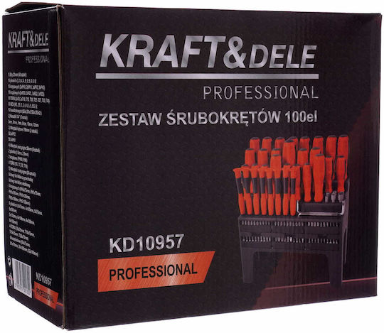Kraft & Dele Σετ 100 Κατσαβίδια Ακριβείας