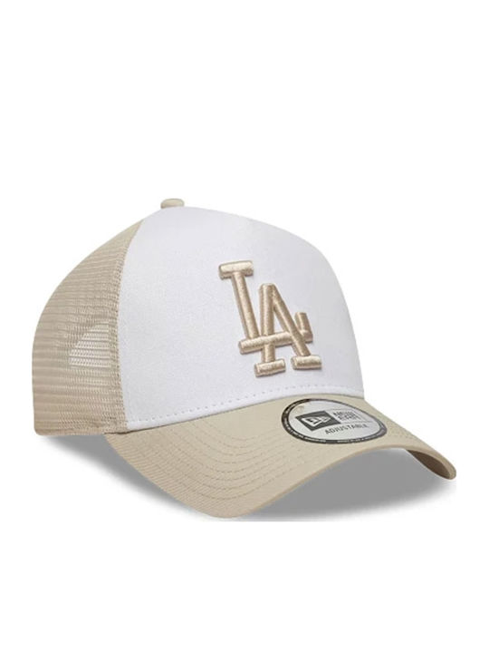 New Era La Dodgers League Ess 9-forty Af Trucker Мъжка Камионджийска Шапка 60856266-270 Бежова