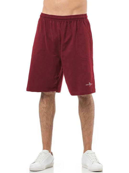 Bodymove Herren Shorts Burgundisch