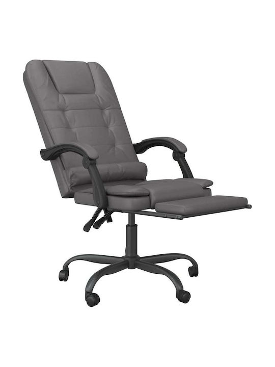 vidaXL vidaXL Office Chair Massage with Recline Grey