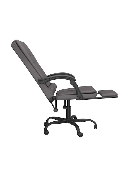 vidaXL vidaXL Office Chair Massage with Recline Grey