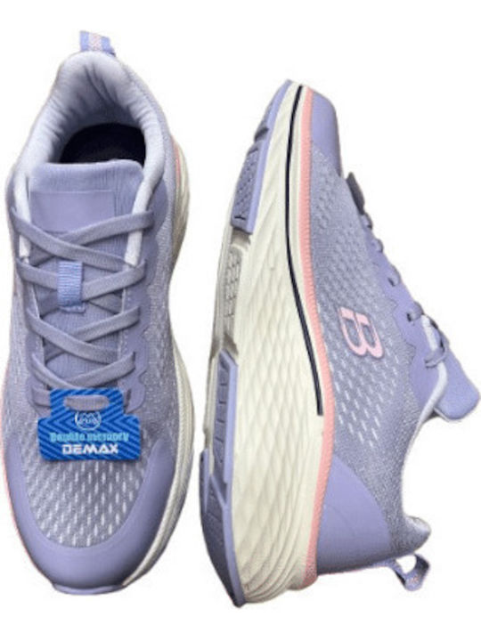 Double Memory Γυναικεία Sneakers Λιλά