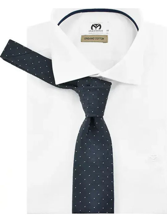 Monte Napoleone Men's Tie in Blue Colour