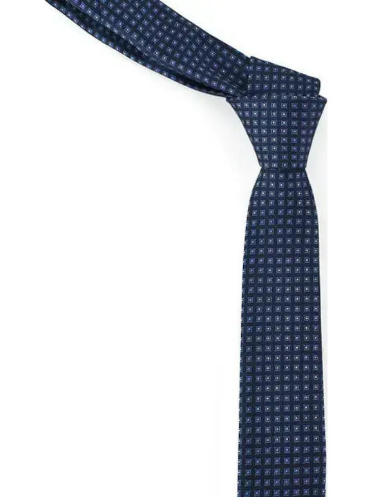 Makis Tselios Fashion Ανδρική Γραβάτα σε Μπλε Χρώμα