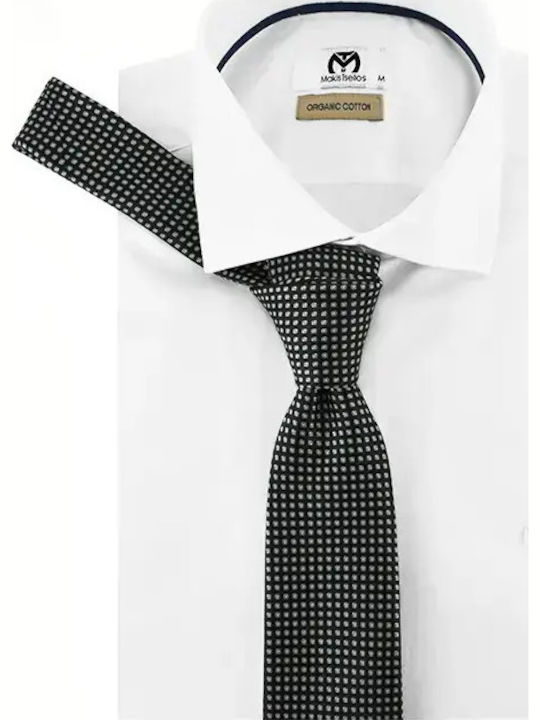 Stefano Mario Men's Tie in Black Colour