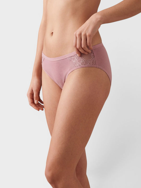 Damen-Slips MultiPack mit Spitze Mehrfarbig