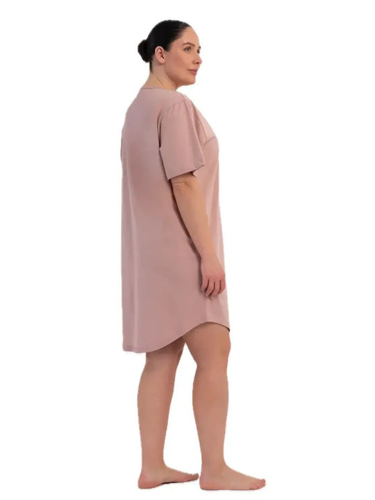 Vienetta Secret Vienetta Secret Damen Schlafanzug Sommer Aus Baumwolle Rosa Vienetta Secret Vienetta Secret Damen Schlafanzug Sommer Aus Baumwolle Rosa