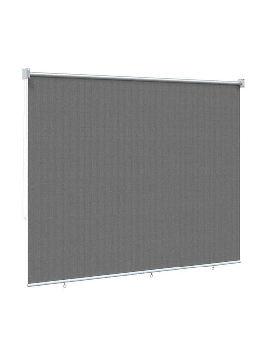 vidaXL Странична Роло Щора За Тераса С LED Сив 1.8x2.3m