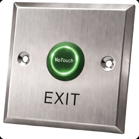 Flush-mounted Exit Button Eb-nt86sb